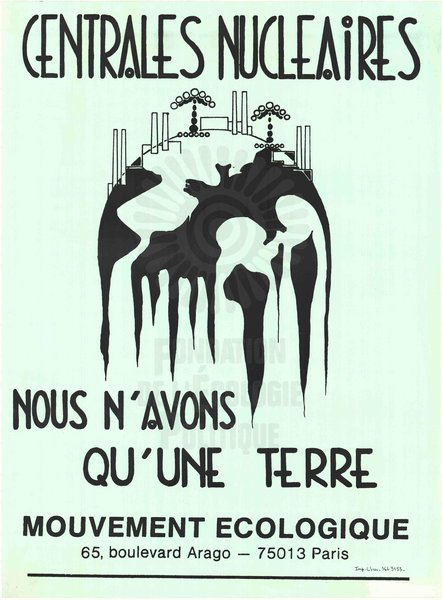 CENTRALES NUCLEAIRES NOUS N'AVONS QU'UNE TERRE (1974-1979)