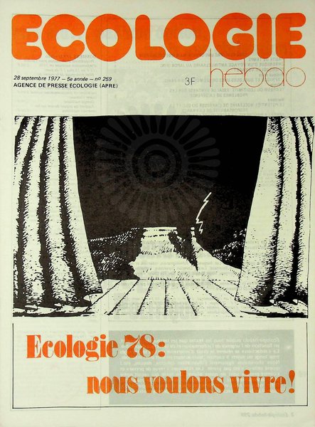 ECOLOGIE HEBDO N°259 (1977)