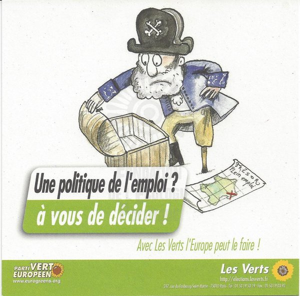 Une politique de l’emploi ? à vous de décider ! (européennes 2004)