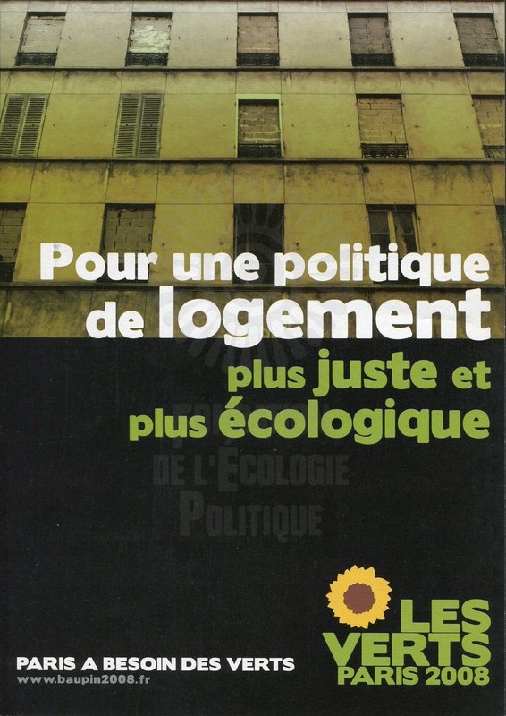 Pour une politique de logement (municipales 2008)