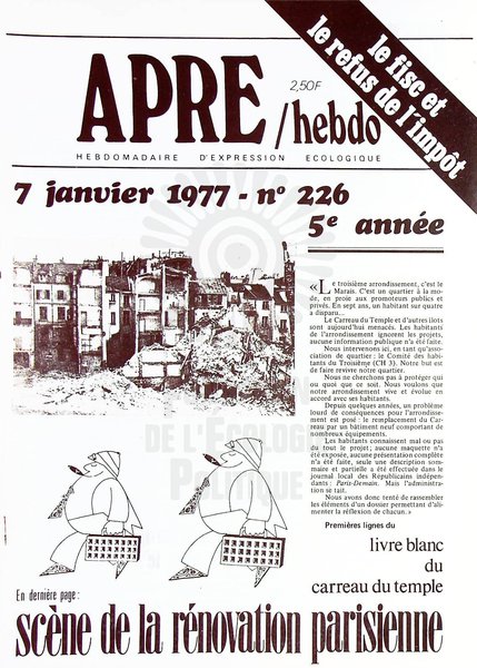 APRE HEBDO N°226 (1977)