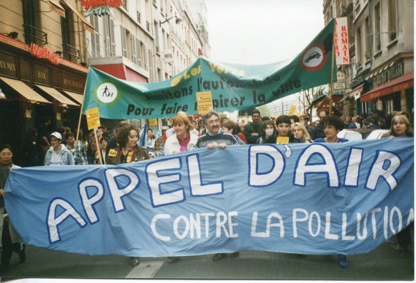 Manifestation contre la pollution de l'air (1996)