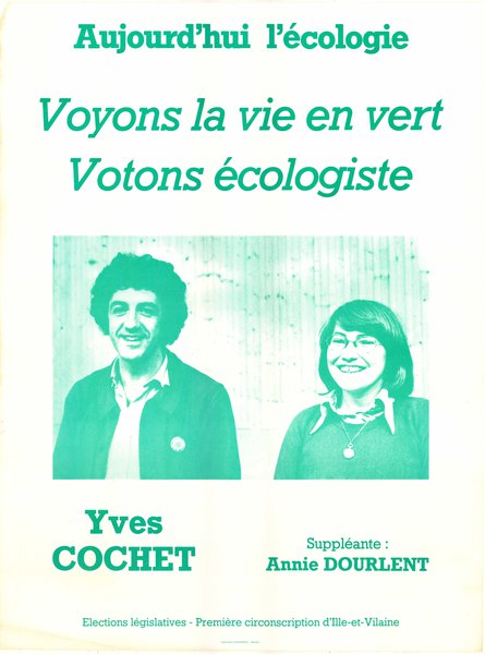 Voyons la vie en vert / Votons écologiste (1981)