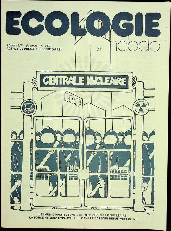 ECOLOGIE HEBDO N°245 (1977)