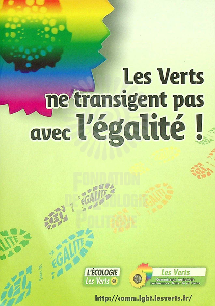 LES VERTS NE TRANSIGENT PAS AVEC L'ÉGALITÉ !