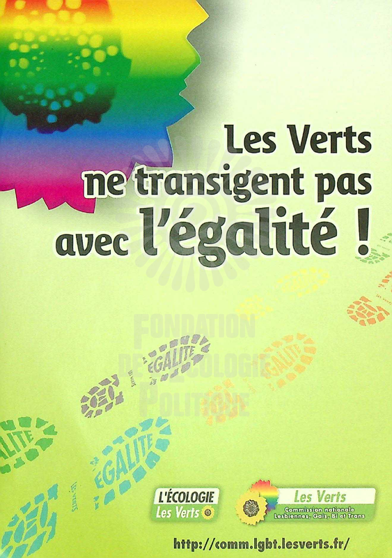 LES VERTS NE TRANSIGENT PAS AVEC L'ÉGALITÉ !