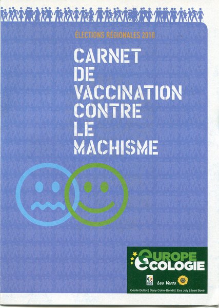 CARNET DE VACCINATION CONTRE LE MACHISME (2010)