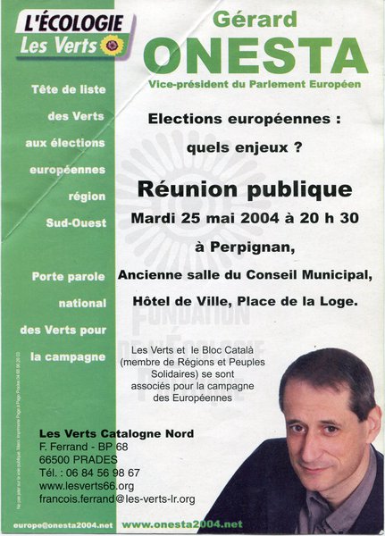 Gérard ONESTA (européennes 2004)