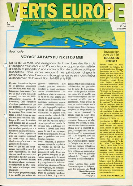 Verts Europe n°9 (1990)