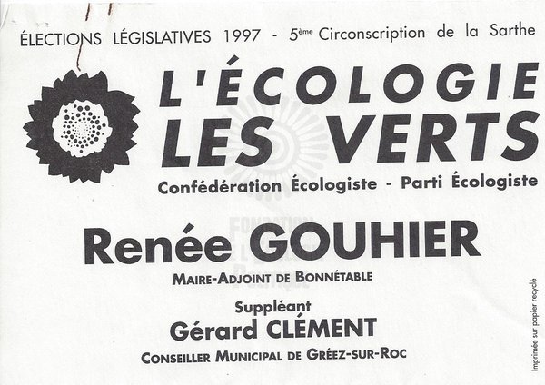 Renée GOUHIER (législatives 1997)