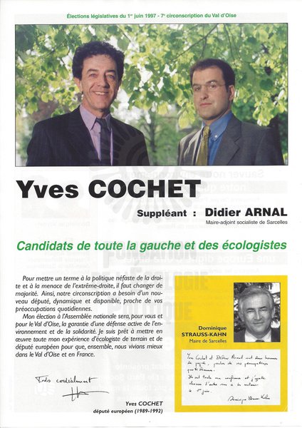 Yves COCHET (législatives 1997)