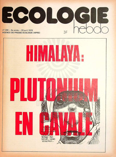 ECOLOGIE HEBDO N°289 (1978)