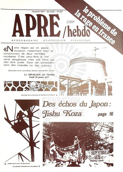 APRE HEBDO N°227 (1977)
