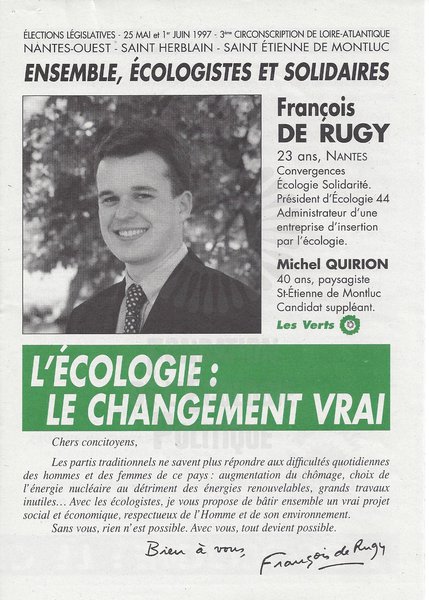 François DE RUGY (législatives 1997)