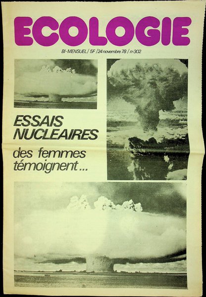 ECOLOGIE HEBDO N°302 (1978)