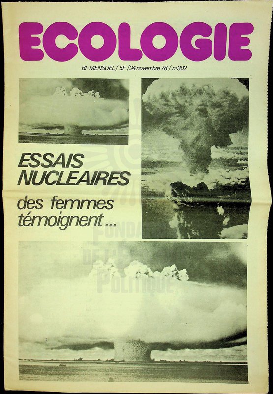 ECOLOGIE N°302 (1978)
