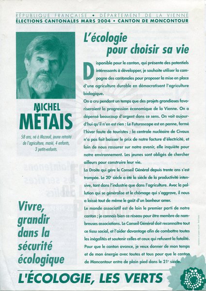 Michel MÉTAIS (cantonales 2004)
