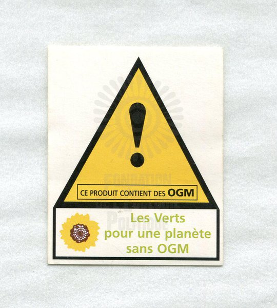 Les Verts pour une planète sans OGM (2001)