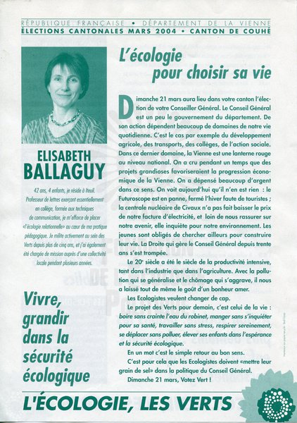 ELISABETH / BALLAGUY (cantonales 2004)