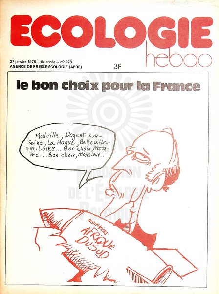 ECOLOGIE HEBDO N°278 (1978)