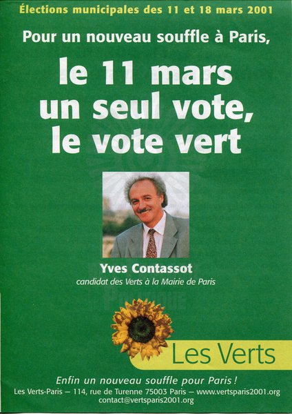 Pour un nouveau souffle à Paris (municipales 2001)