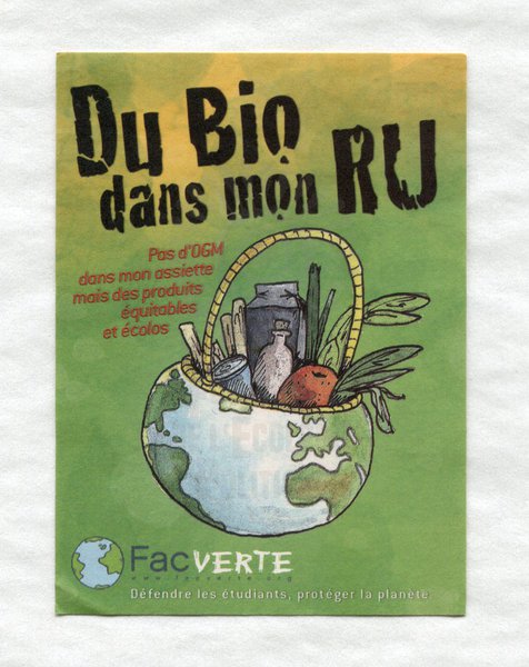 Du Bio dans mon RU (ca. 2005)
