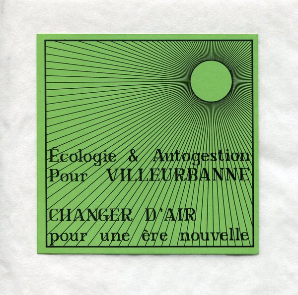 Écologie & Autogestion Pour VILLEURBANNE (municipales 1989)