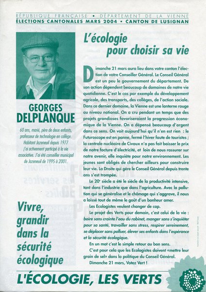 Georges DELPLANQUE (cantonales 2004)