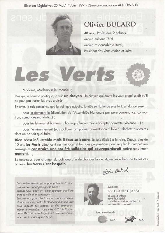 Olivier BULARD (législatives 1997)
