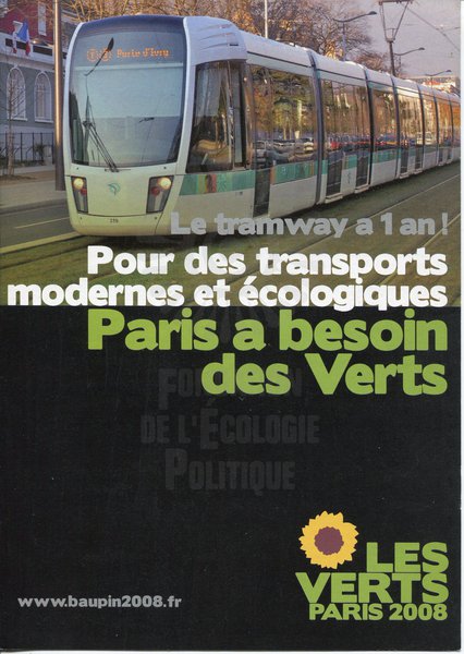 Pour des transports (municipales 2008)