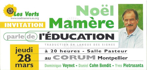 Noël Mamère parle de l'ÉDUCATION (présidentielle 2002)