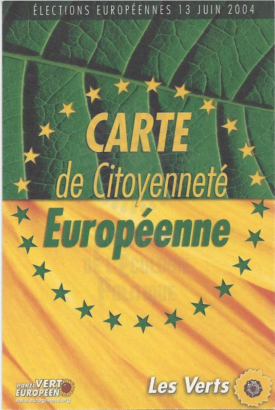 Carte de Citoyenneté Européenne (européennes 2004)