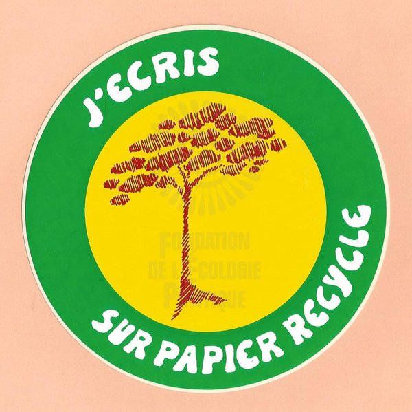 J’ÉCRIS SUR PAPIER RECYCLÉ (ca. 1980-1990)