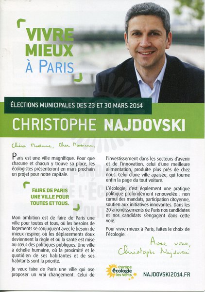 CHRISTOPHE NAJDOVKSI (municipales 2014)