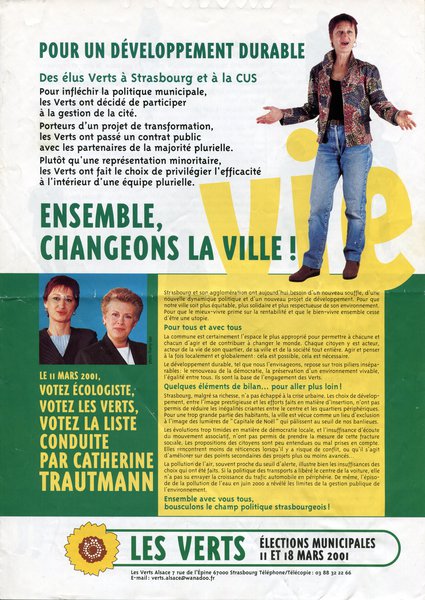 ENSEMBLE, CHANGEONS LA VILLE ! (municipales 2001)