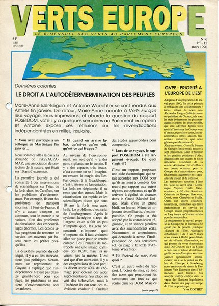 Verts Europe n°6 (1990)