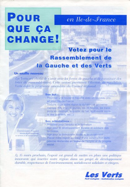 POUR/ QUE ÇA CHANGE ! (régionales 1998)
