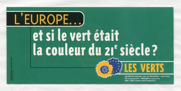 L’EUROPE – et si le vert était la couleur du 21e siècle ? (1999)