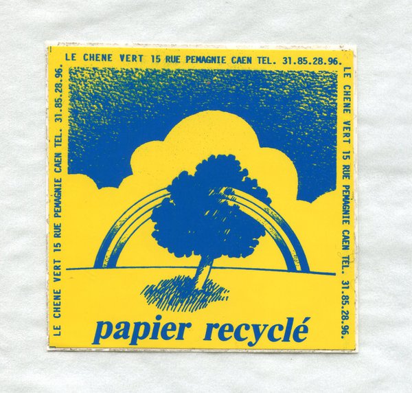 Papier recyclé (ca. 1982)
