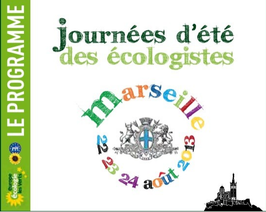Programme des journées d'été des écologistes (2013)