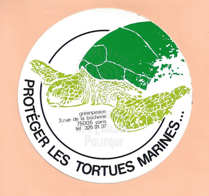 PROTÉGER LES TORTUES MARINES… (ca. 1980-1989)