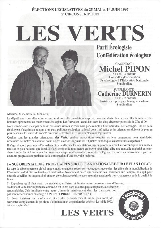 Michel PIPON (législatives 1997)