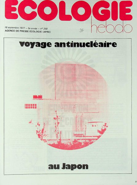 ECOLOGIE HEBDO N°258 (1977)