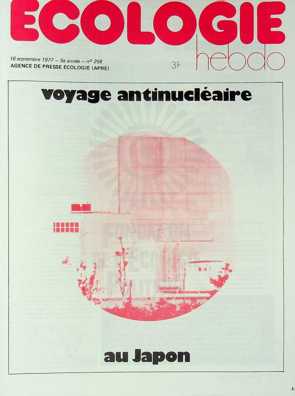 ECOLOGIE HEBDO N°258 (1977)