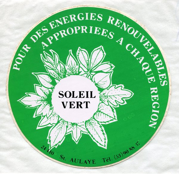 Pour des énergies renouvelables (ca. 1980)