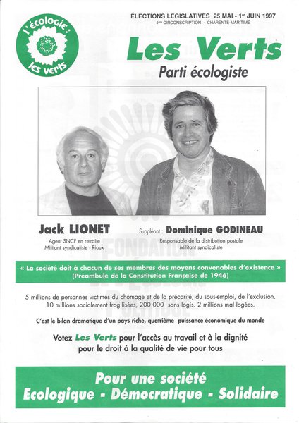 Jack LIONET (législatives 1997)
