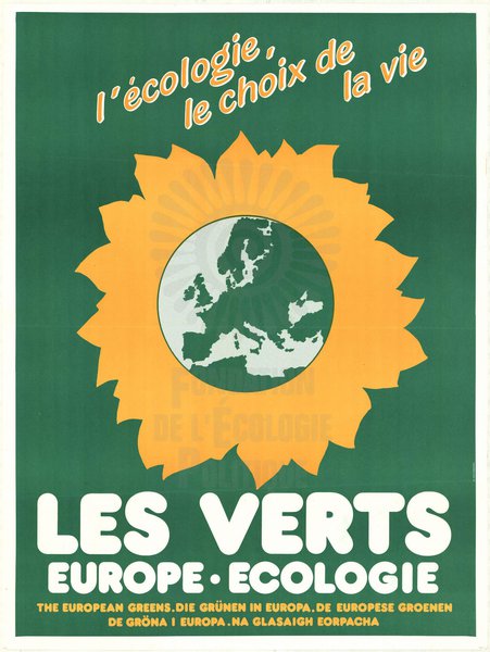 l'écologie, le choix de la vie (européennes 1984)