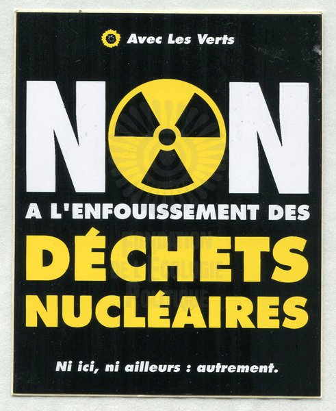 NON A L’ENFOUISSEMENT DES DÉCHETS NUCLÉAIRES [1990]