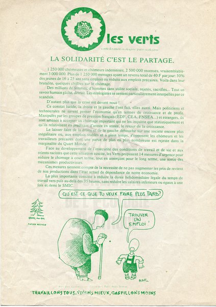 LA SOLIDARITÉ C’EST LE PARTAGE (1985)