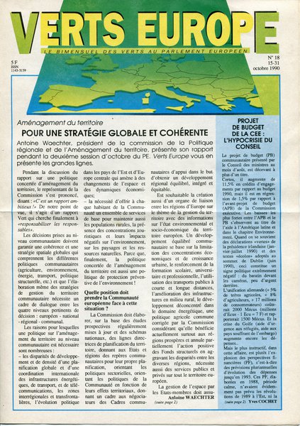 Verts Europe n°18 (1990)